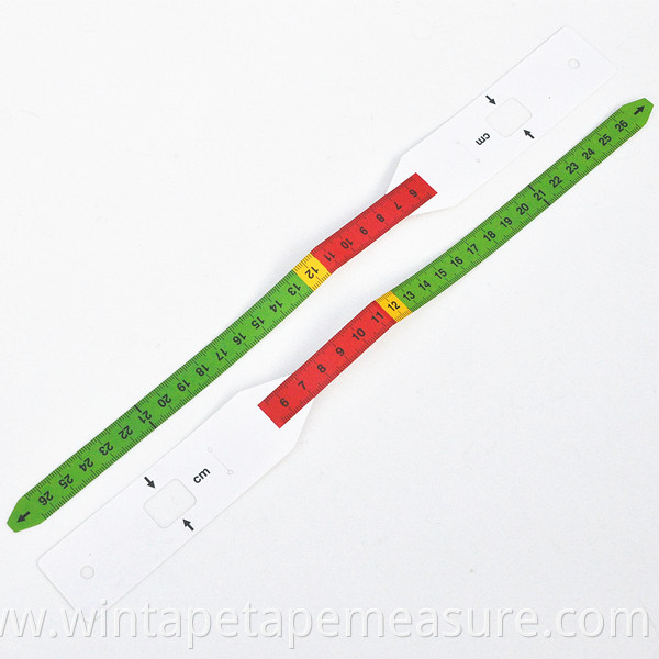 PP Plastic Water Proof Baby Head Circumference MUAC Measuring Tape 26.5 cm muac tapes for children